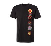 Replay T-Shirt Herren Regular Fit Kurzarm Rundhals Baumwolle schwarz, M