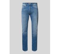 Replay Tapered Fit Jeans im Used-Look Modell 'GROVER' in Jeansblau, Größe 38/34