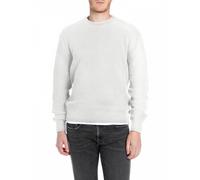 Replay Herren UK4722 Pullover, 011 Natural White, XX-Large
