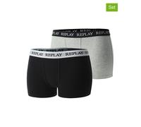 Replay Underwear 2er-Set: Pantys in Schwarz - Größe M | Damen Unterteile