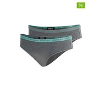 Replay Underwear 2er-Set: Slips in Grau - Größe M | Damen Unterteile
