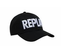 Replay Unisex Baseball Cap mit Logo, Black - Optical White 1058 (Schwarz), Onesize