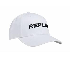 Replay Unisex Baseball Cap mit Logo, Optical White 001 (Weiß), Onesize