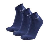 REPLAY Unisex Quarter Socken, 3er Pack - Kurzsocken, Baumwolle, Logo, einfarbig Dunkelblau 39-42
