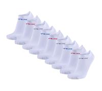 REPLAY Unisex Sneaker Socken, 9er Pack - Kurzsocken, Baumwolle, Logo, einfarbig, kurz 35-38 Weiß