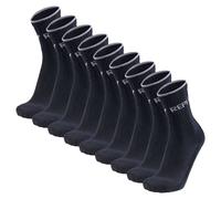 REPLAY Unisex Socken, 9er Pack - Tennissocken, Kurzsocken, Logo Schwarz 35-38