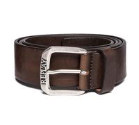 REPLAY Vintage Leather Belt W95 Fade Tobacco