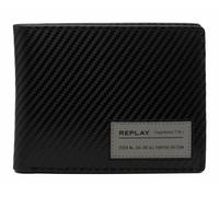Replay Geldbörse RFID Schutz Leder 13 cm black