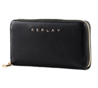 REPLAY Zip Around Wallet Black