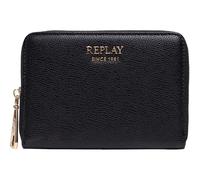 REPLAY Zip Around Wallet Black