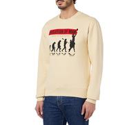REPUBLIC OF CALIFORNIA Evolution of Man UXREPCZSW043 Sweatshirt Herren, Natural, Größe XXL, Natur, XXL
