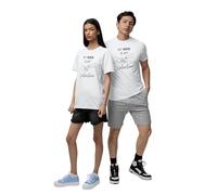 Republic of California My Dog is My Valentine imprimé T-Shirt Couple Unisexe - Cadeau Couple Coton Col Rond Manches Courtes - Haut Amour Pour Hommes et Femmes,X-Large_White