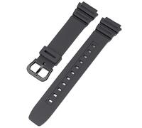Resin Ersatz-Uhrenarmband für Casio AE-1000W AE-1200 AE-1300 AEQ-110W AQ-S800W/S810W MRW-200H SGW-400H/500H F-108WH W-215H W-218H W-735H Sport-Armband (Schwarz-C)