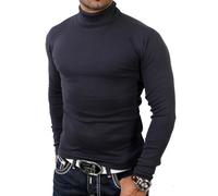 Reslad Herren Rollkragen Pullover RS-1088 Anthrazit M