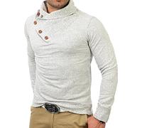 Reslad Herren Winter Grobstrick Pullover Strickpullover RS-3102