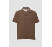 Resort Fit: Baumwollshirt mit Strukturstreifen 3XL braun 2163067.8483.3XL