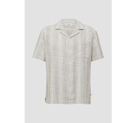 Resort Fit: Baumwollshirt mit Strukturstreifen M braun 2163067.84G5.M