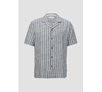 Resort Fit: Baumwollshirt mit Strukturstreifen S blau 2163067.58G2.S