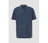 Resort Fit: Gewaschenes Hemd aus Strukturware XXL blau 2169538.5884.XXL