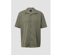 Resort Fit: Hemd aus Waffelpiqué L Grün 2173538.7380.L