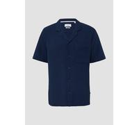 Resort Fit: Luftiges Kurzarmhemd aus Musselin S blau 2171398.5852.S