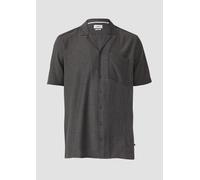 Resort Fit: Strukturiertes Kurzarm-Hemd mit Brusttasche XXL schwarz 2169882.99M1.XXL
