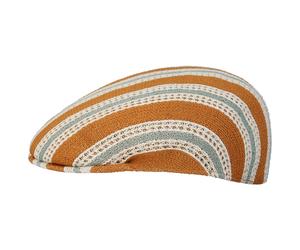 Resort Stripe 504 Flatcap by Kangol hellbraun S (54-55 cm)