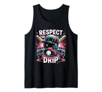 Respect The Drip Baseball Ice Cream Drip Helm Schläger Jungen Tank Top