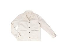 RestBerry Jeansjacke Olivia im Workwear aus 100% Baumwolle - lockere Passform - detallierte Nähte, Druckknöpfe mit Taschen, High- Fashion