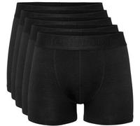 Resteröds 5P Organic Cotton Boxer Schwarz Ökologische Baumwolle Medium Herren