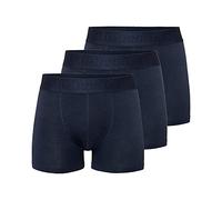 Resteröds - Retroshorts 'Gunnar' - Herren - 3-Pack - enganliegende Boxershorts aus Viskose (aus Bambus-Cellulose) - FSC Zerifiziert - Dunkelblau - M