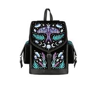 Restyle - Zauberwald - Magical Herbal Gothic Damen-Rucksack, Tragetasche, heidnische Hexe, Schwarz