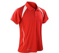 Result Cool-Dry Funktions-Poloshirt Team Spirit S177M, Farbe:Red/White;Größe:XXL