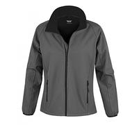 Result Core Damen Softshell-Jacke, bedruckbar (XL) (Anthrazit/Schwarz)