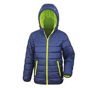 Result Core Kinder Junior Stepp-Jacke (2XS) (Marineblau/Lime)
