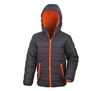 Result Core Kinder Junior Stepp-Jacke (XL) (Schwarz/Orange)