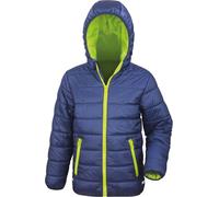 Result Core Kinder Steppjacke Stepp-Jacke R233J/R233Y navy/lime L (9-10)