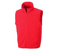 Result Core Mens Micro Vlies Weste (M) (Rot)