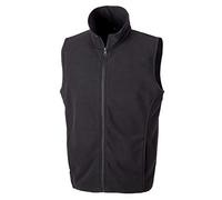 Result Core Mens Micro Vlies Weste (S) (Schwarz)