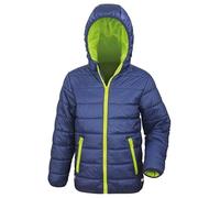 Result Core Value R233JY Kinder Weich Gepolstert Jacke - Marine/Lindgrün - 13-14 Jahre