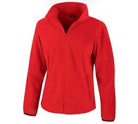 Result Damen Core Fashion Fit Fleece-Oberteil/Fleecejacke (L) (Flammenrot)