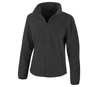 Result Damen Core Fashion Fit Fleece-Oberteil/Fleecejacke (L) (Schwarz)