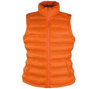 Result - Damen Gepolsterte Weste r193 F Ice Bird, Damen, R193F, Orange, X-Large (16)