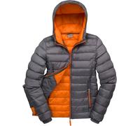 Result Damen Steppjacke 'Snow Bird' Stepp-Jacke R194F grey/orange S