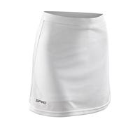 SPIRO Damen Sportrock mit Shorts - Weiß | 2XL