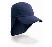 RH69J Result Headwear Junior Legionnaires Cap Navy One Size