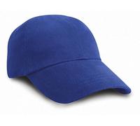 Result Headwear Kappe – niedriges Profil, gebürsteter Baumwoll-Drill – Royal – Einheitsgröße