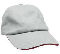 RH24P Result Headwear Kappe Sandwich-Schirm in Kontrastfarben Grey One Size