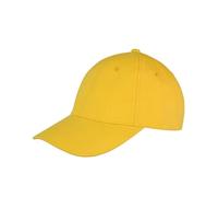 RH81 Result Headwear Memphis 6-Panel Kappe Verstärktes Frontpanels Yellow One Size