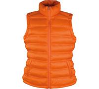 Result - Damen Gepolsterte Weste r193 F Ice Bird, Damen, R193F, Orange, Small/Size 10